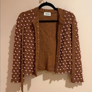 A Detacher Pompom Cardigan